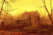 Atkinson Grimshaw Autumn Morning France oil painting reproduction